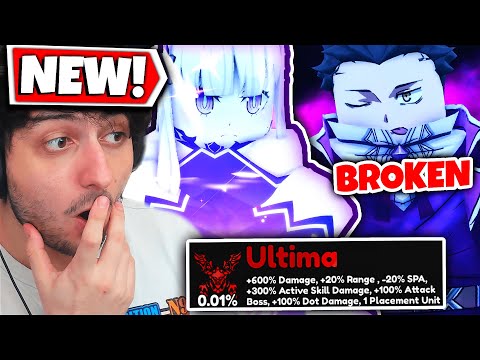 Evolving the Most OVERPOWERED Unit in Roblox Anime Tower Defense HISTORY!