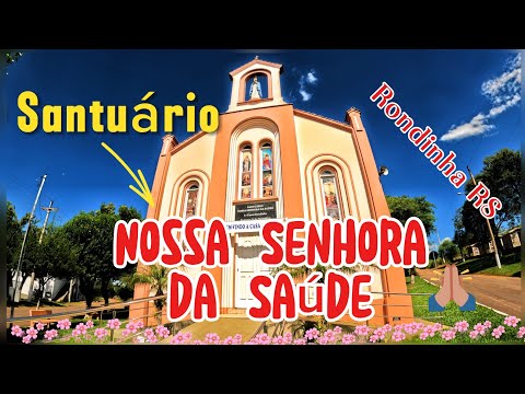 Fui visitar o Santuário de Nossa Senhora da Saúde em Rondinha RS(4K) com imagens de drone 