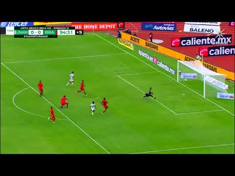 Gol de Washington Corozo | Pumas 1 - 0 Juárez | LIGA BBVA MX | Grita México A21 - Jornada 13