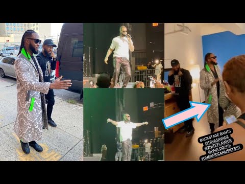 Flavour Backstage With Tiwa Savage & C.E.O one Africa Music Fest & His Live Performance 2021