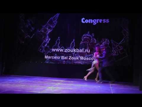 Moscow Zouk Congress 2013 - David & Sara - Rolling Show