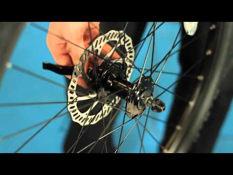 How to install quick release front wheel on bicycle