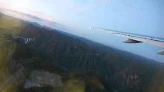 preview picture of video 'Boeing777-200 ANA684 take off from Hiroshima a little before sunset.m2ts'