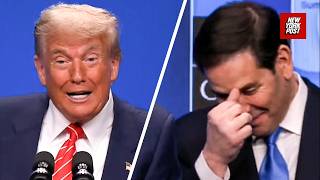 Watch Marco Rubio nearly lose it as Trump says 'daddy' repeatedly