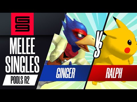 Ginger (Falco) vs Ralph (Pikachu) - Melee Singles Pools Winners Semi-Final  - Genesis 9
