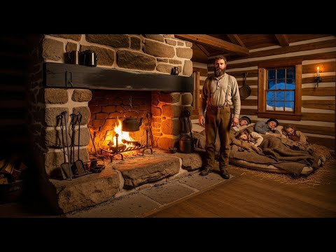 Osadnicy drwili z jego gigantycznego kominka – dopóki jego rodzina nie przespała całej nocy w cieple
