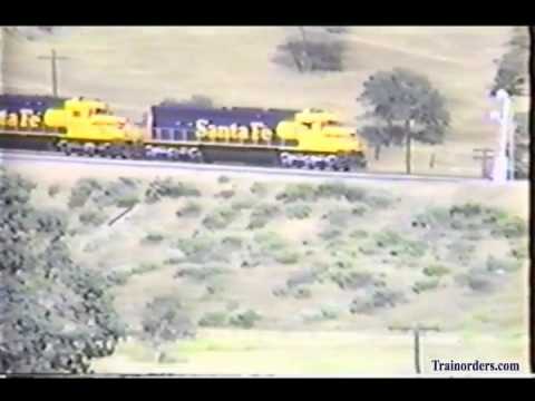 Classic Railroad Series 585 - Santa Fe at Watonga, CA June 1989