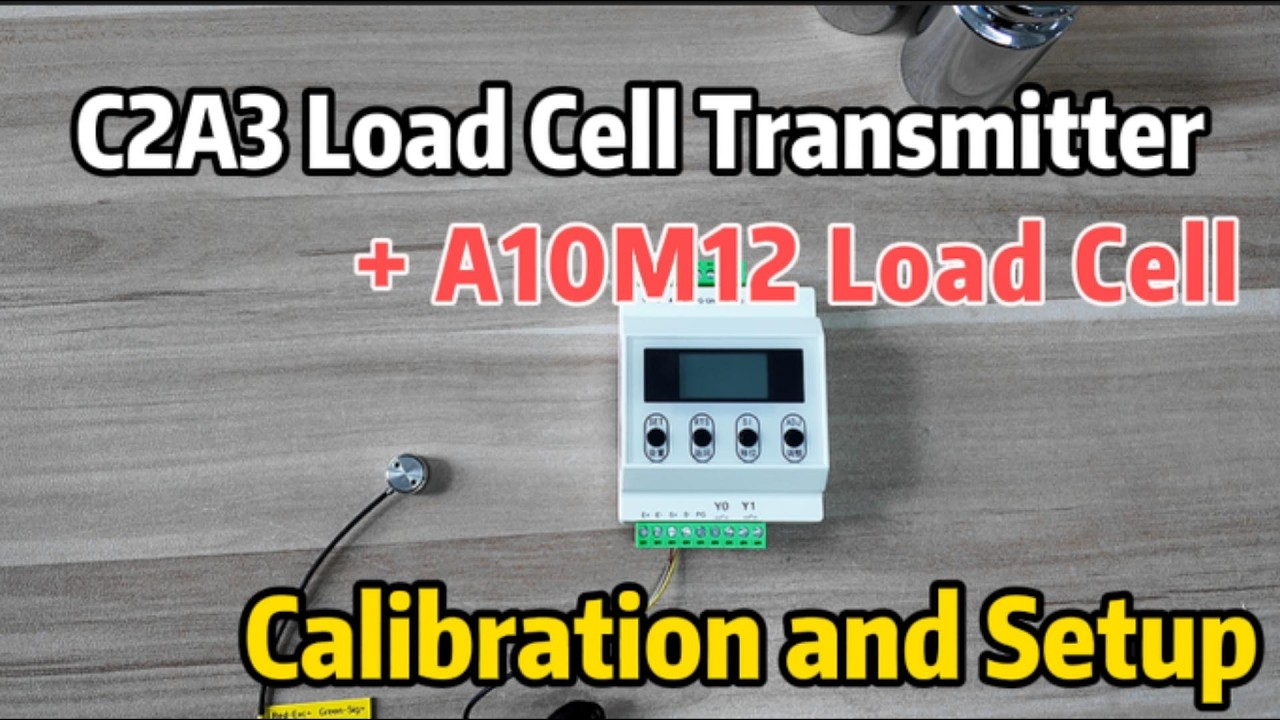 ST Indicator +A10M12 Load Cell Calibration and Setup Tutorial