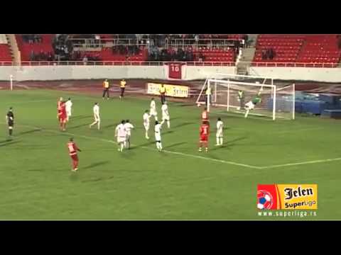 JSL 2013/14: 17.04.2014 24.Kolo: Radnički Niš - Napredak 1:0 (1:0)