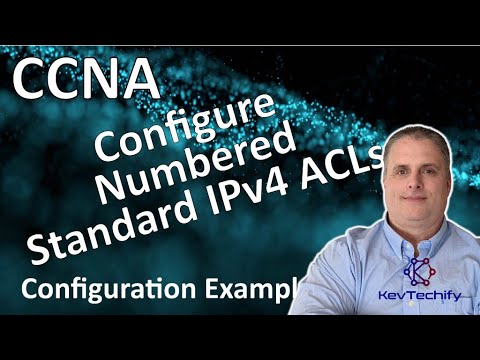 Configure Numbered Standard IPv4 ACLs Example - ACLs for IPv4 - Lab 5.1.8- CCNA- KevTechify | vid 69