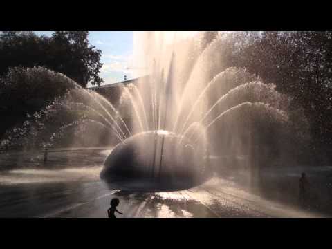 Seattle Center International Fountain Last Sunny Sunday of Summer September 21 2014