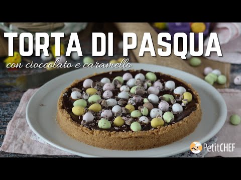 Torta di pasqua con cioccolato e caramello - Ricette Facili Petitchef