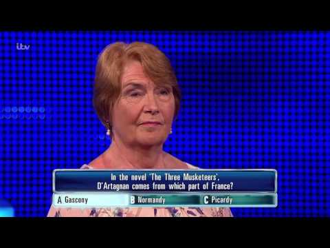 Barbara Gets Her Three Muskateers Question Right - The Chase