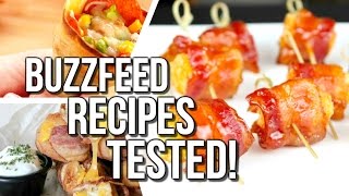 Buzzfeed Food Recipes TESTED | Courtney Lundquist