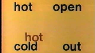 Classic Sesame Street animation- match the word HOT