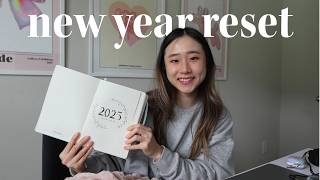 new year reset vlog | 2025 goal setting/bullet journaling