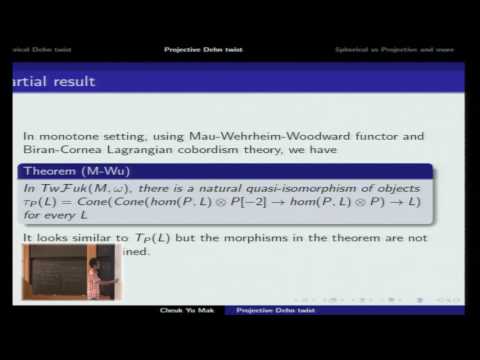 Projective Dehn twist - Cheuk Yu Mak