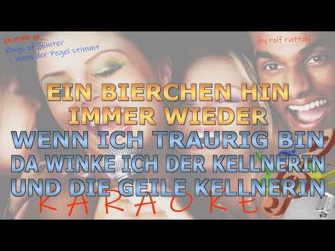 Kings of Günter - Wenn der Pegel stimmt - Instrumental und Karaoke