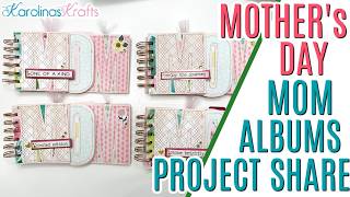 Mom Mini Albums Project Share & SVG Cut file, Mothers Day Mini Album, Spring Mini Albums Share