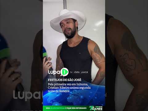 FESTEJOS DE SÃO JOSÉ Pela primeira vez em Inhuma, Cristian Ribeiro anima segunda noite de festejos: