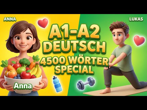 A1-A2 German: HEALTH & FITNESS Conversation (Lektion 22)