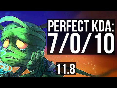 AMUMU vs MASTER YI (JUNGLE) | 7/0/10, 2.2M mastery, Rank 7 Amumu, 700+ games | BR Master | v11.8