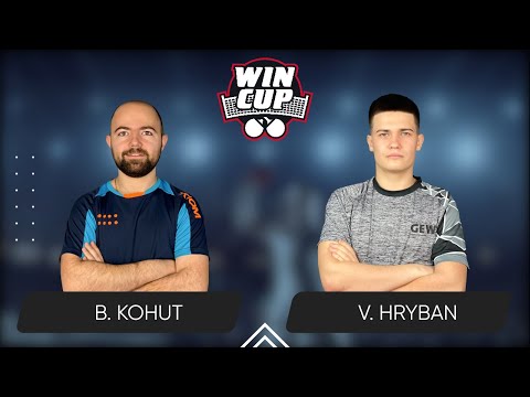 18:30 Bohdan Kohut - Vadym Hryban West 3 WIN CUP 26.08.2024 | Table Tennis WINCUP