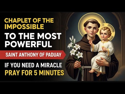 🙏 POWERFUL MIRACLE PRAYER TO ST. ANTHONY OF PADUA FOR URGENT DIVINE INTERCESSION IN IMPOSSIBLE CASES