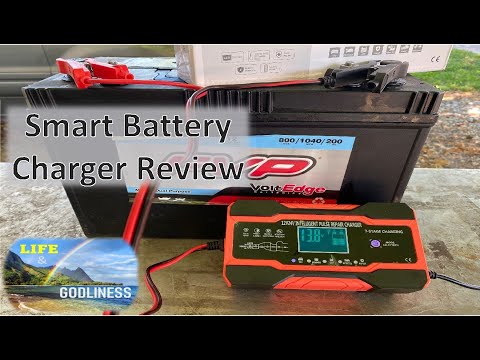 Практический обзор продукта — интеллектуальное зарядное устройство для ремонта и обслуживания акк...