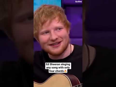 Ed Sheeran singing any song with only four chords 🔥