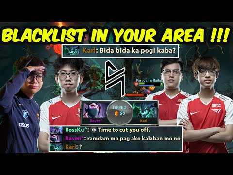 23savage Karl vs Kuku Raven - 13K MMR Smurf Feat Blacklist Stacked Dota 2