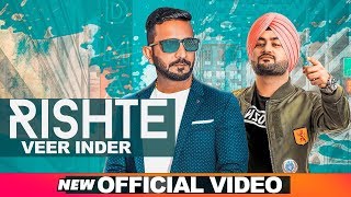 Rishte (Official Video) | Veer Inder | Mix Singh | Latest Punjabi Songs 2019 | Speed Records