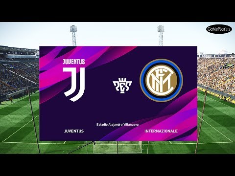 Juventus vs Inter Milan - Full Match - eFootball PES 2020 Graphic For PES 2019