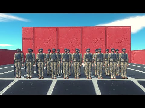 Impossible Maze - 20x Commando Bo ARBS | Animal Revolt Battle Simulator