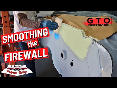 Body Filler on the Firewall - GTO RestoMod (Ep 77)