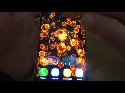 Golden Hex 3D Live Wallpaper Video