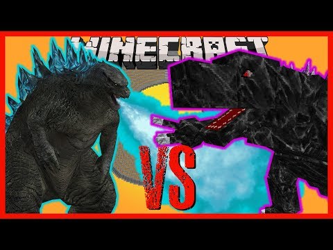 Minecraft - GODZILLA KING OF MONSTERS VS MOBZILLA, BATTRA AND MORE!!!