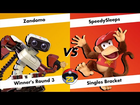 Central Colosseum 23 - Winner's Round 3 - Zandomo (R.O.B) vs SpeedySleeps (Diddy Kong)