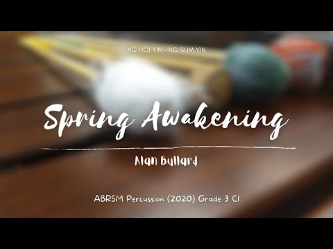 ABRSM Percussion 2020 Grade 3 C1 - Spring Awakening, by Bullard