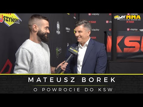Mateusz Borek o powrocie na gale KSW | Viaplay | Gromda | Apka Kanału Sportowego