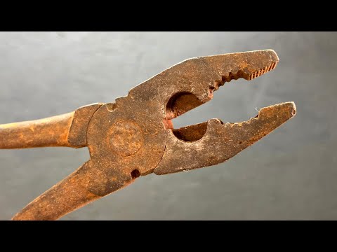 Rusted and Fully Jammed Plier Restoration