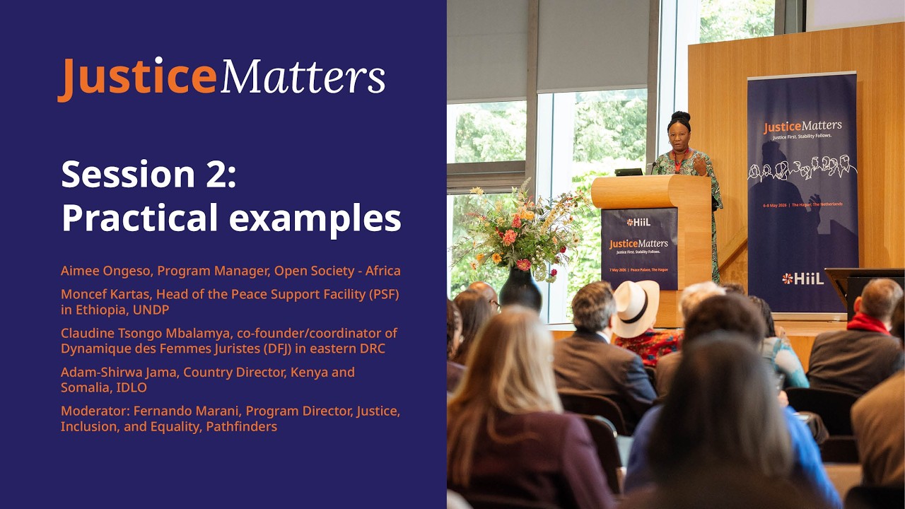 Justice Matters 2026 - Session 2: Practical Examples