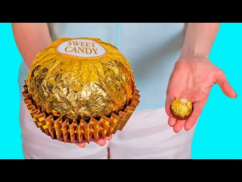 HOW TO MAKE A HUGE CHOCOLATE CANDY