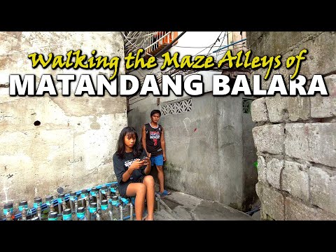 Unseen Poverty Life in the Extreme Narrow Alleys of Old Balara Quezon City Philippines [4K]