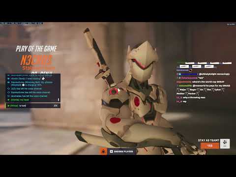 THIS IS WHAT GENJI'S FULL POTENTIAL LOOKS LIKE - NECROS! POTG! OVERWATCH 2 TOP 500 SEASON 5