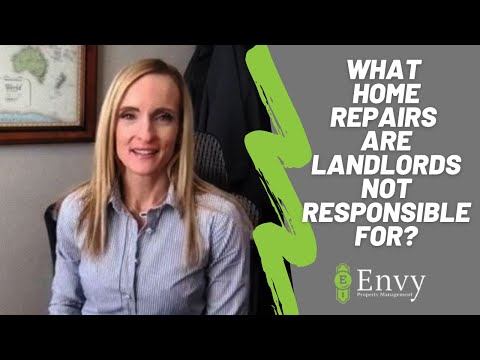 What Home Repairs Are Landlords Not Responsible For