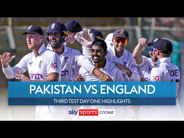 Ahmed STRIKES twice on milestone day ⚡ | Pakistan v England | Day One Highlights