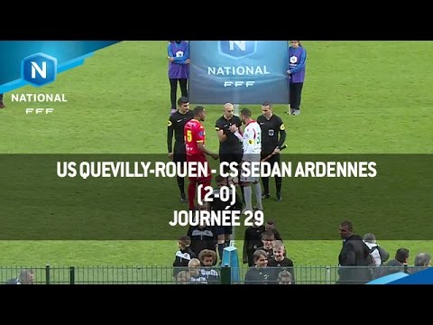 J29 : US Quevilly Rouen - CS Sedan Ardennes (2-0), le résumé