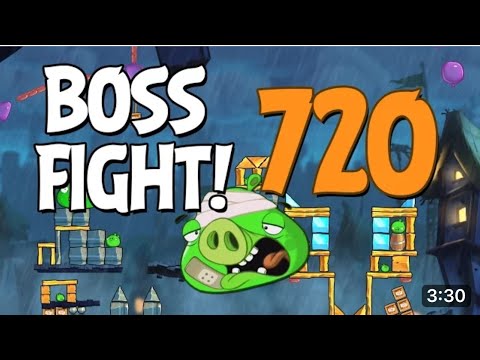 Angry Birds 2 Boss Fight 99! King Pig Level 720 Walkthrough - iOS, Android @Dara7Gaming