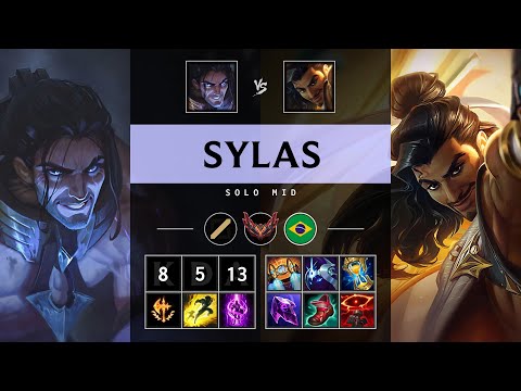 Sylas Mid vs Akshan: Triple Kill, Rampage - BR Grandmaster Patch 14.24